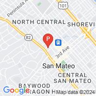 View Map of 120 Saint Matthews Avenue,San Mateo,CA,94401